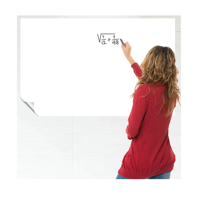 IREM’S Static Wall Planner – Reusable Whiteboard Sheet (100×60 cm) with Marker – Free UK Delivery